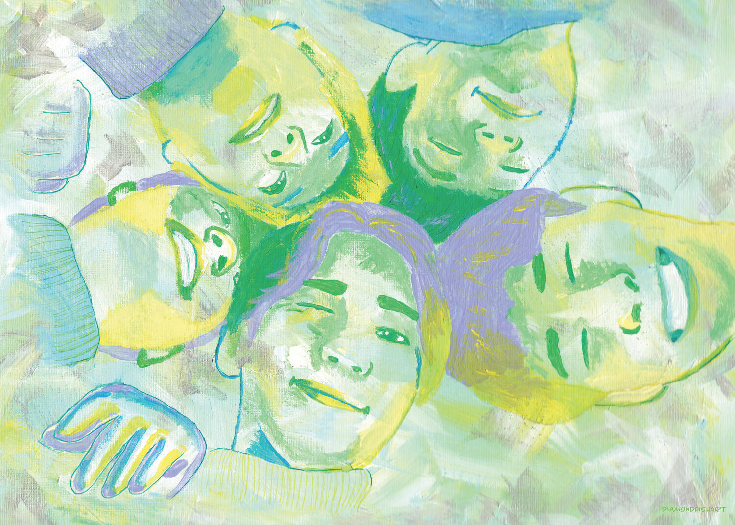 SHINee Acrylic Painting